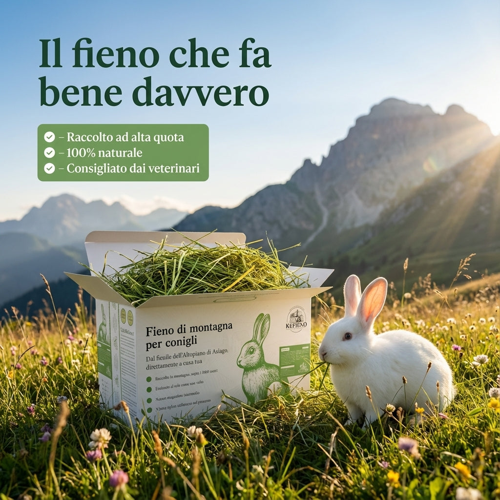 KEFIENO BOX - Fieno Premium dell'Altopiano di Asiago a 1000m