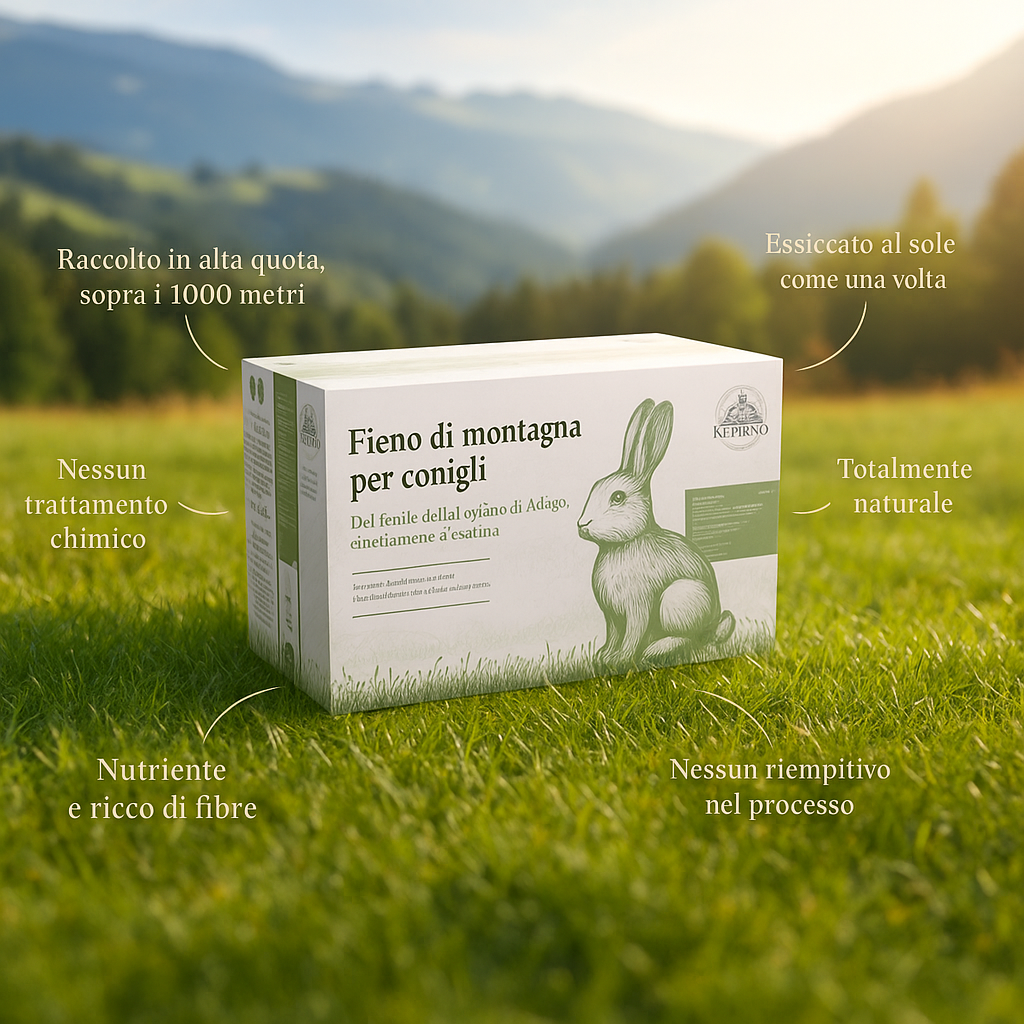 KEFIENO BOX - Fieno Premium dell'Altopiano di Asiago a 1000m